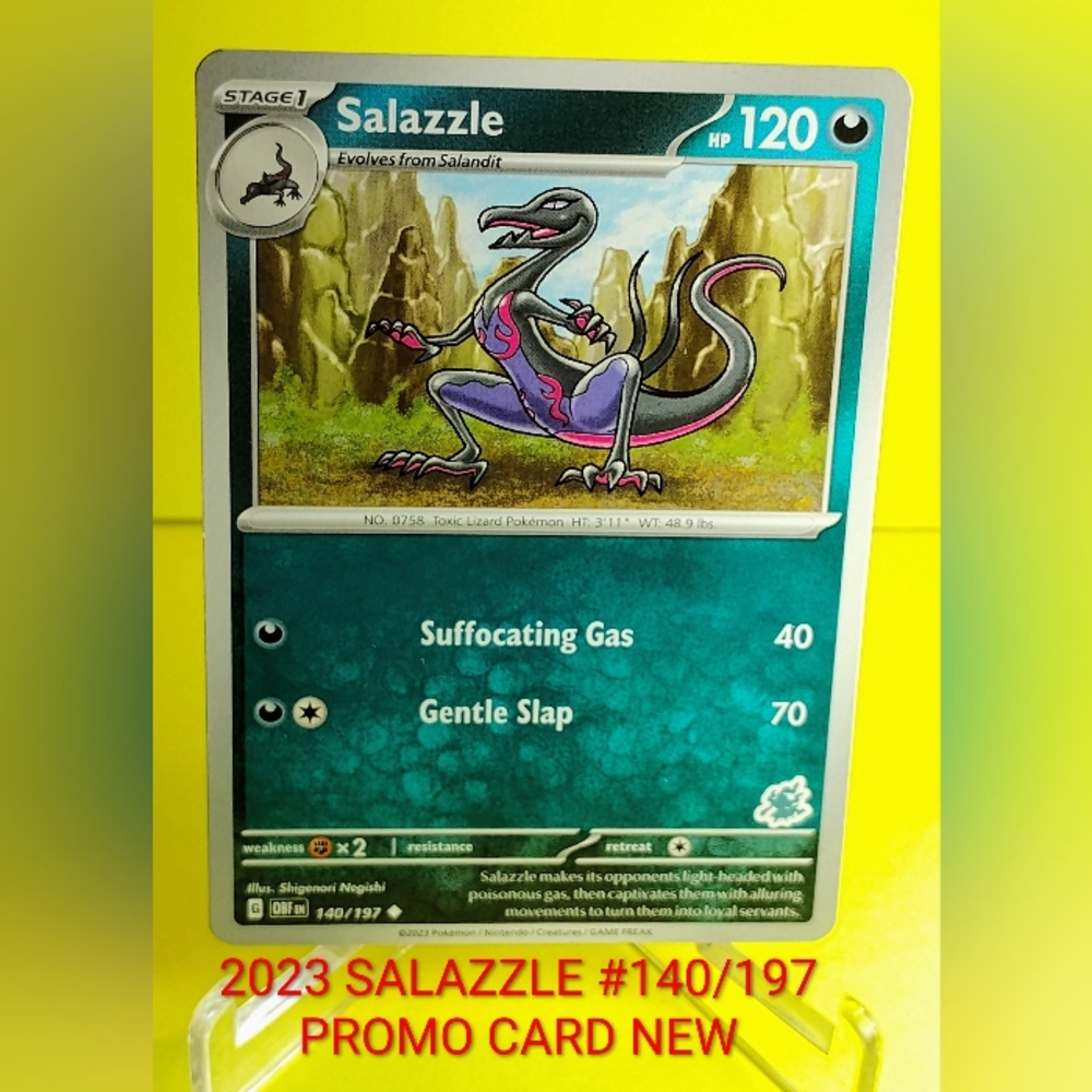 Salazzle #140/197reguler Finish Promo Card - Multicolor Mint Condition